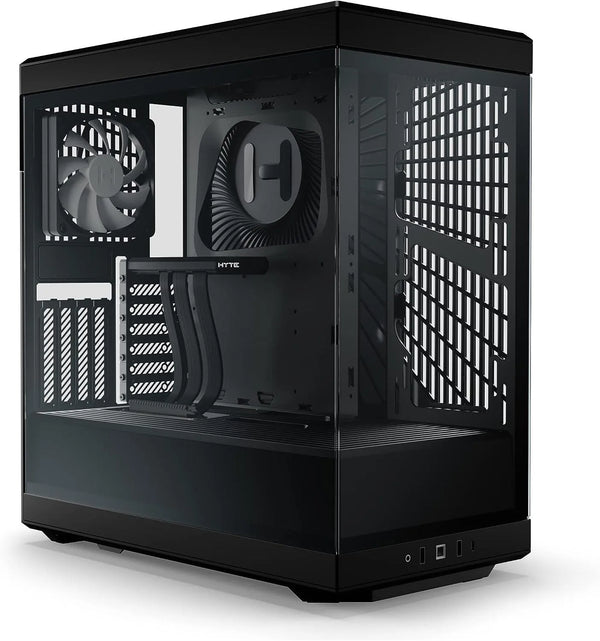HYTE Y40 Panoramic Tempered Glass Mid-Tower Gaming Case Black - Anigma